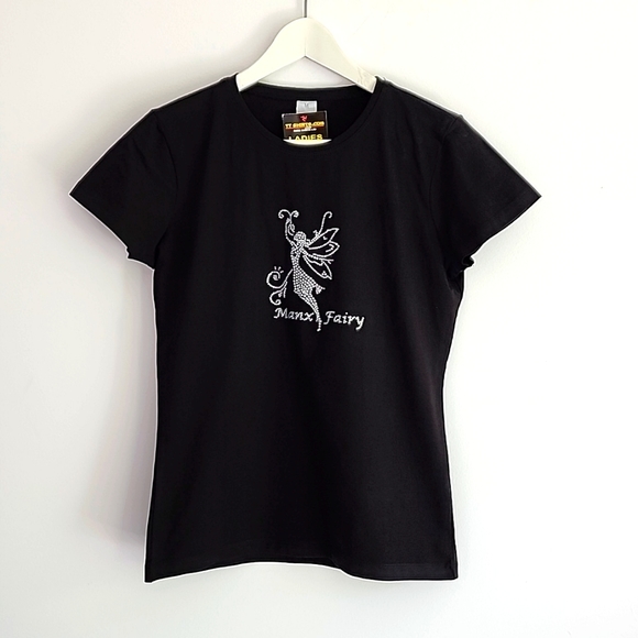 NWT Manx Fairy black t-shirt - Picture 4 of 10
